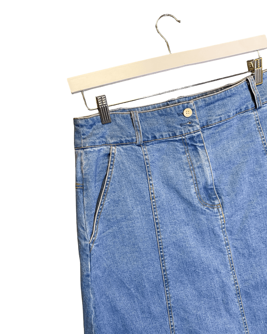 Size 12 | Nancybird Stretch Denim Samara Skirt