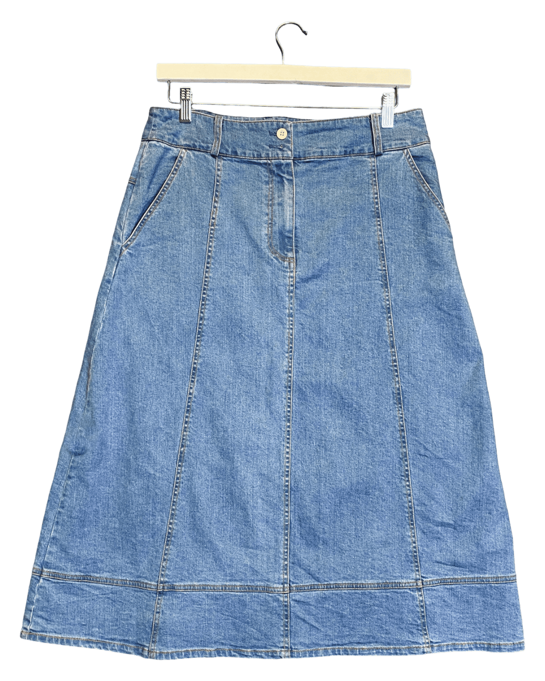 Size 12 | Nancybird Stretch Denim Samara Skirt
