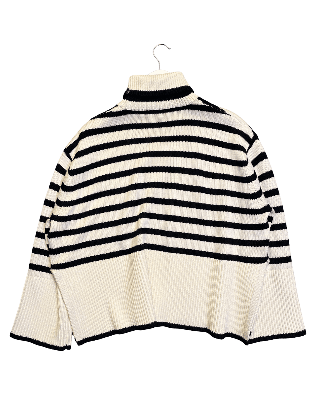 Size S | Tôteme Striped Wool Turtleneck Jumper