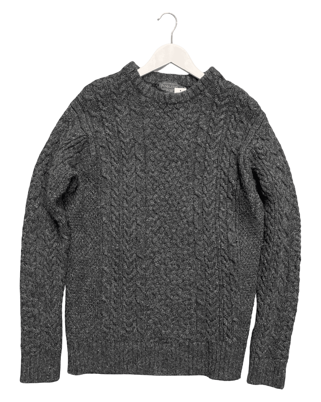 Size L | Pendleton Wool Cable Knit Jumper