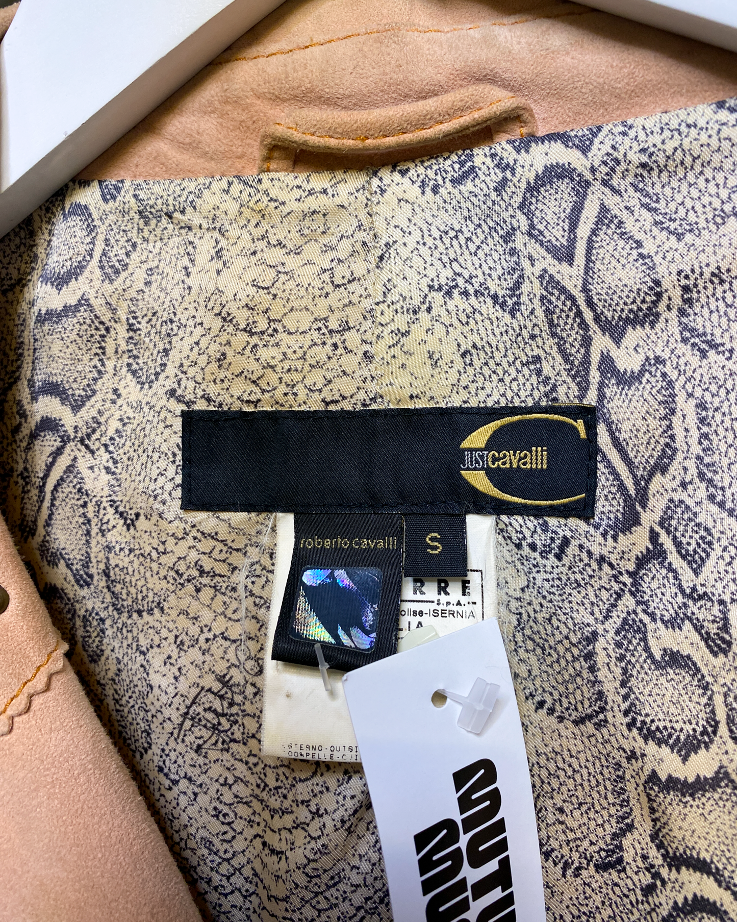 Size S | Just Cavalli y2K Suede Jacket