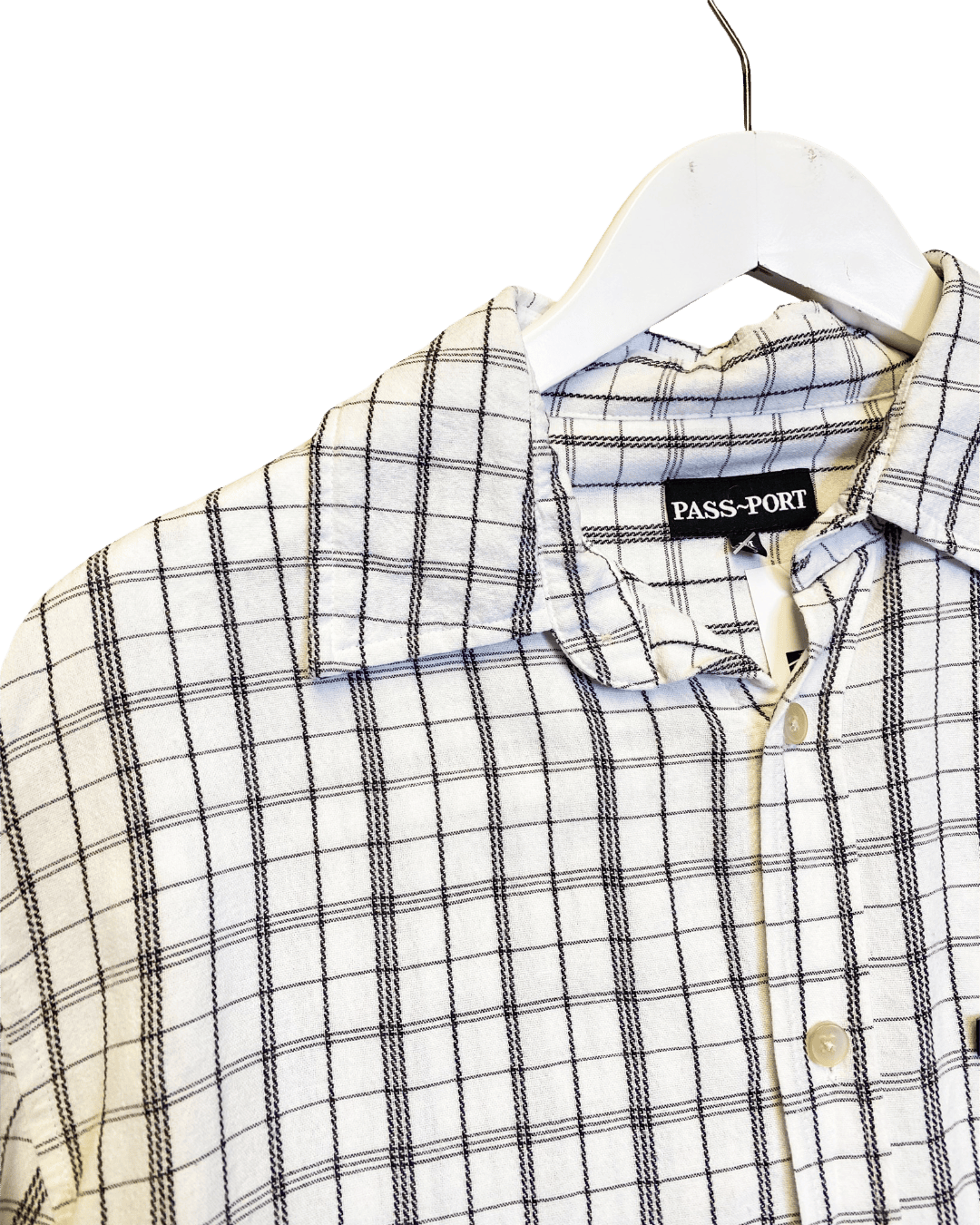 Size M | Pass-Port Cotton Check Shirt