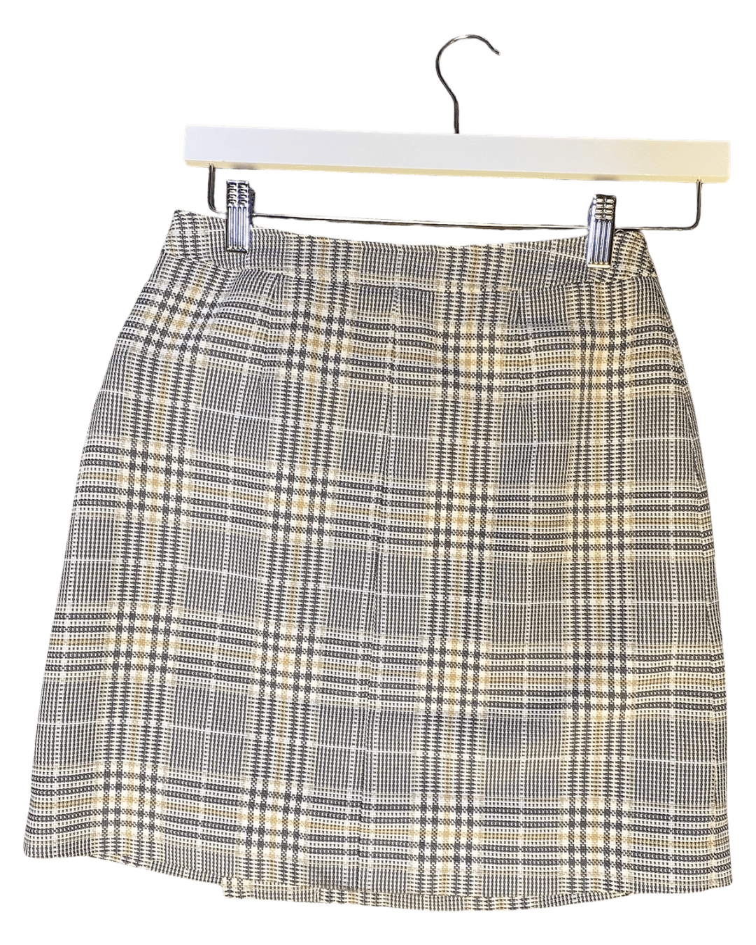 Size 36 (XS) | Acne Studios Plaid Wool Mini Skirt