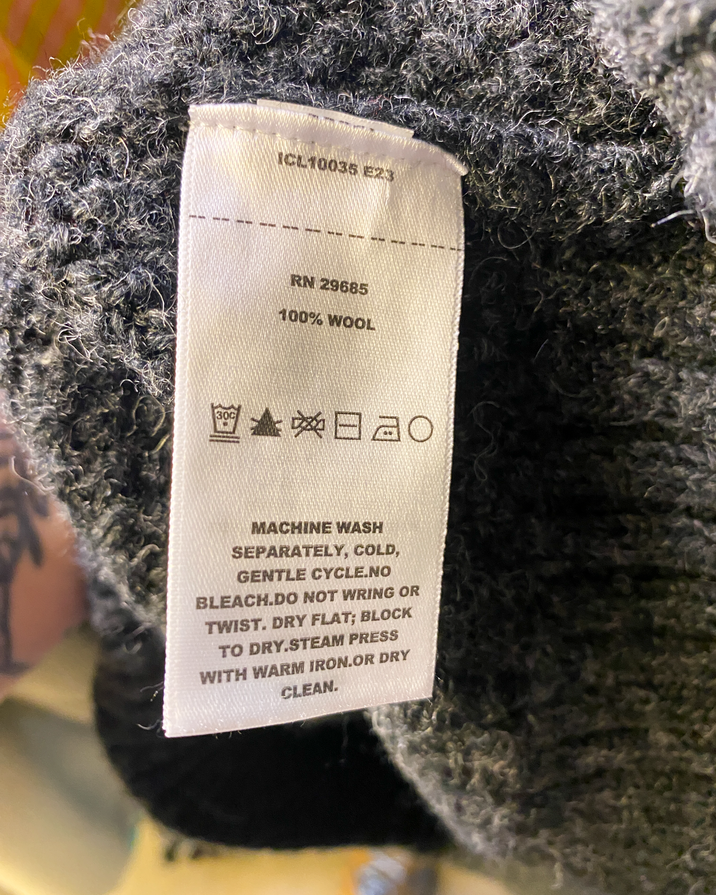 Size L | Pendleton Wool Cable Knit Jumper