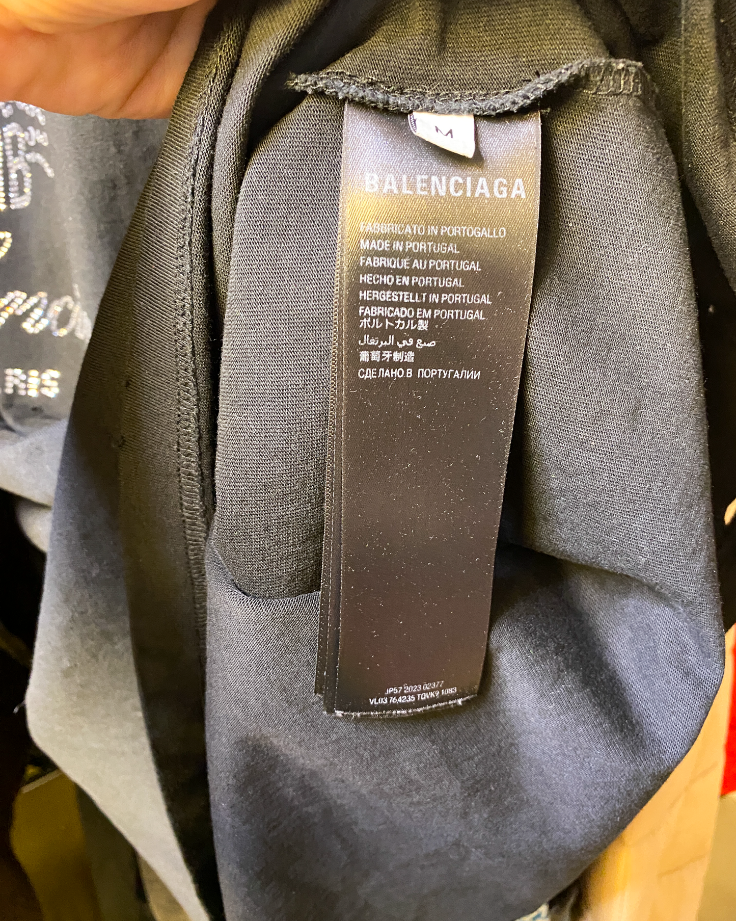 Size M | Balenciaga Motel Diamante T-shirt