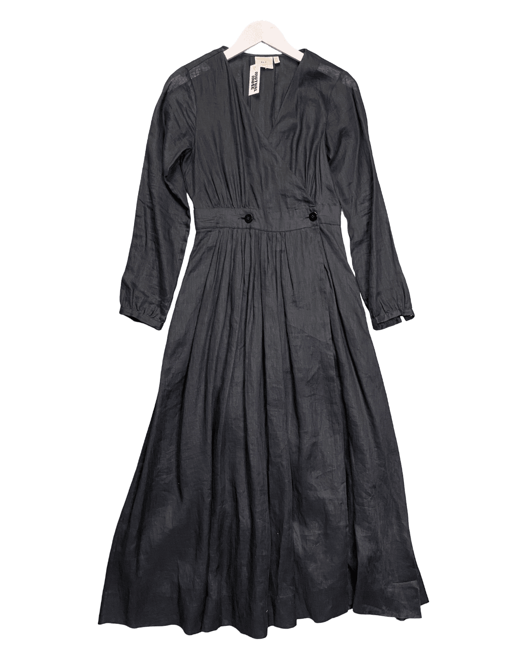 Size 8 | Elk Linen Wrap Midi Dress