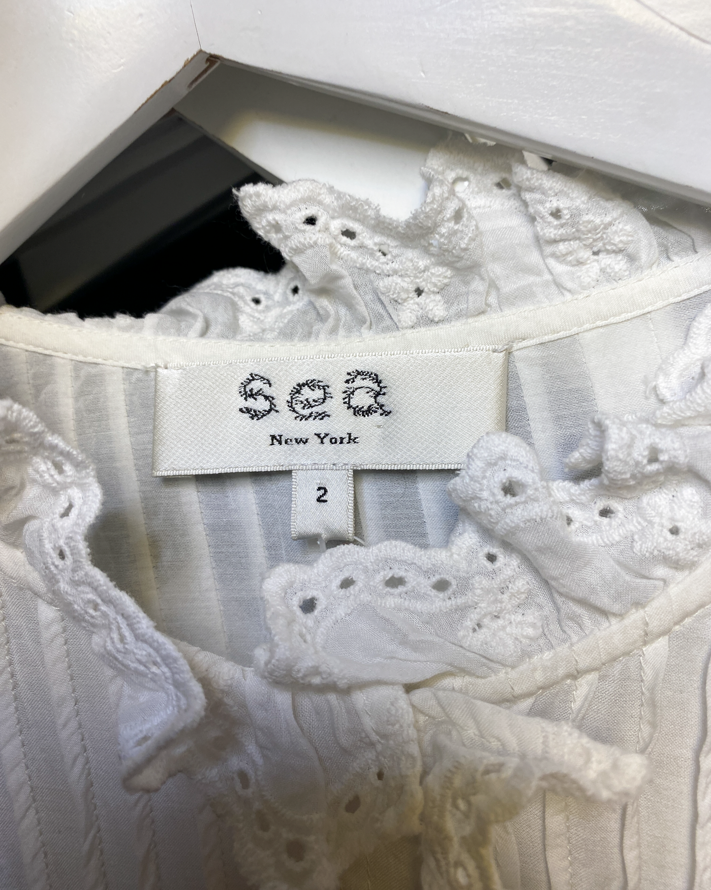 Size 2 (8) | Sea New York Broderie Anglais Top