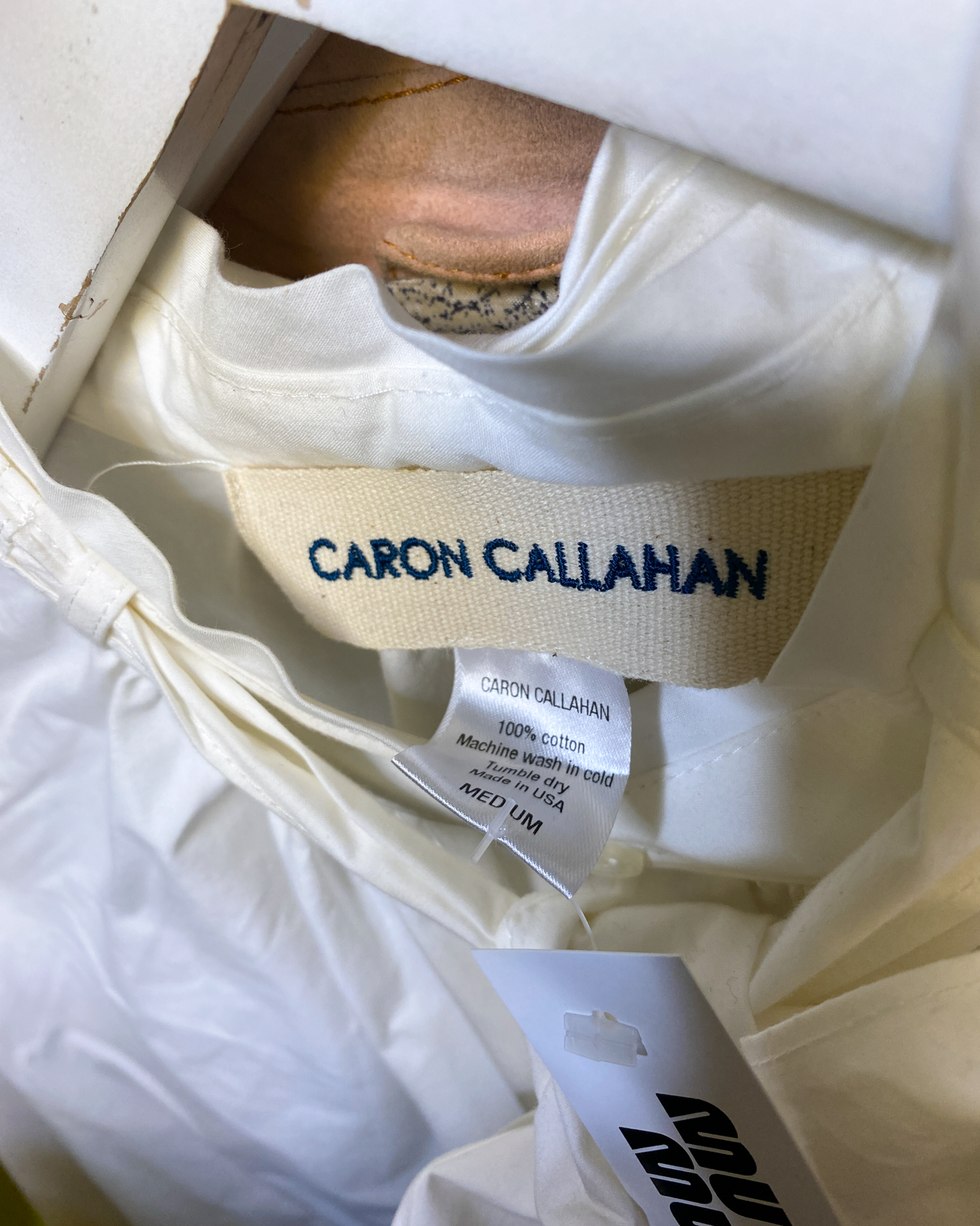 Size M | Caron Callahan Cotton Pussybow Shirt