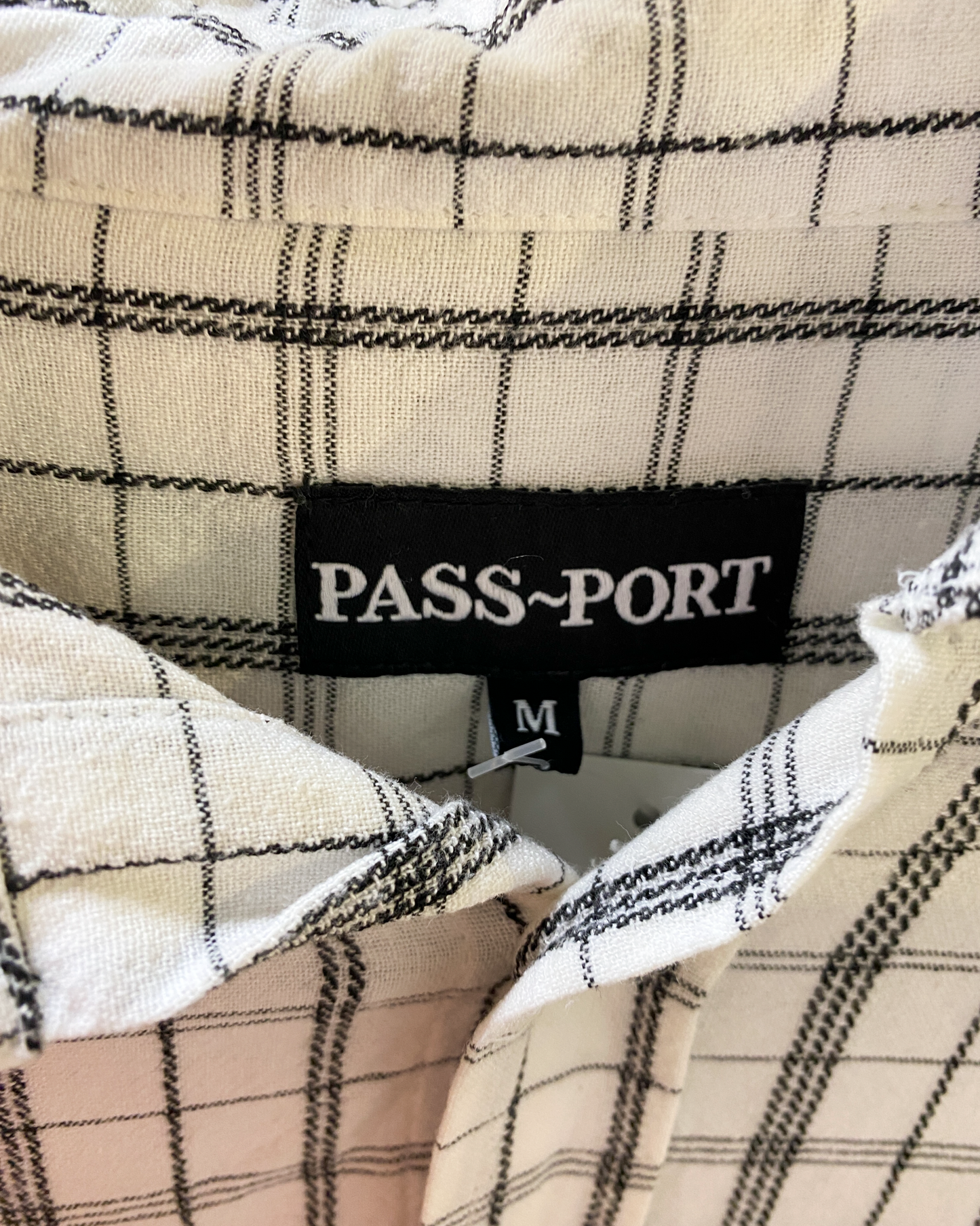 Size M | Pass-Port Cotton Check Shirt