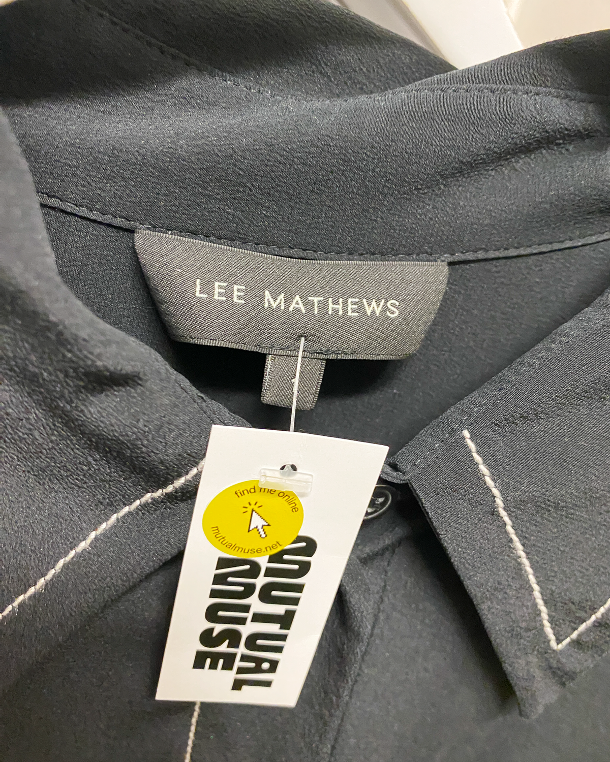 Size 1 (S) | Lee Matthews Silk Midi Shirt Dress