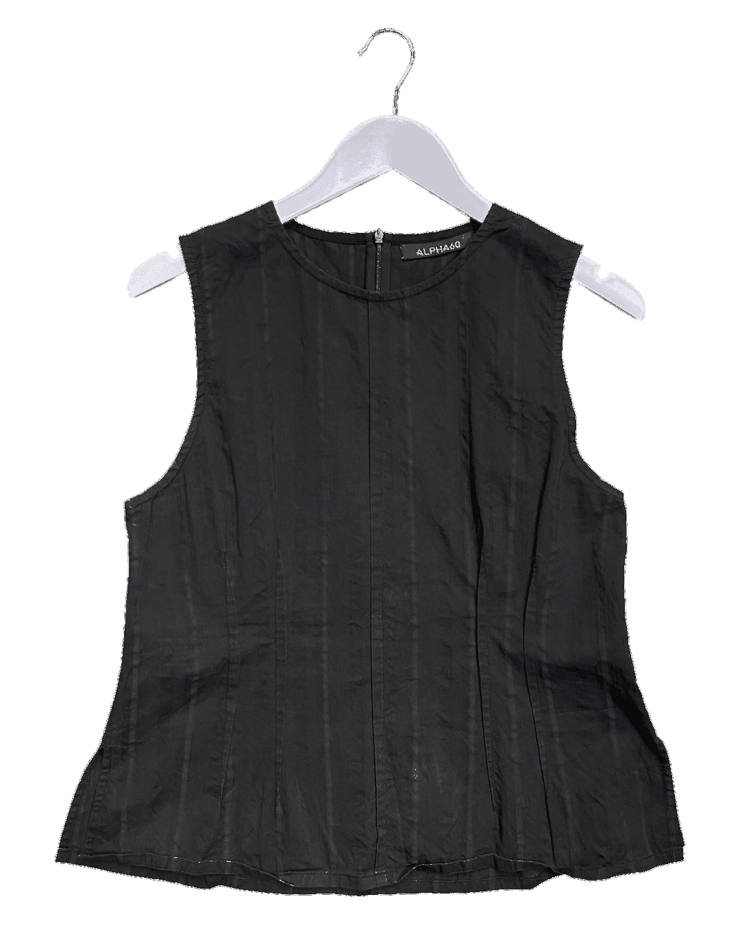 Size L | Alpha60 Darted Sleeveless Cotton Top