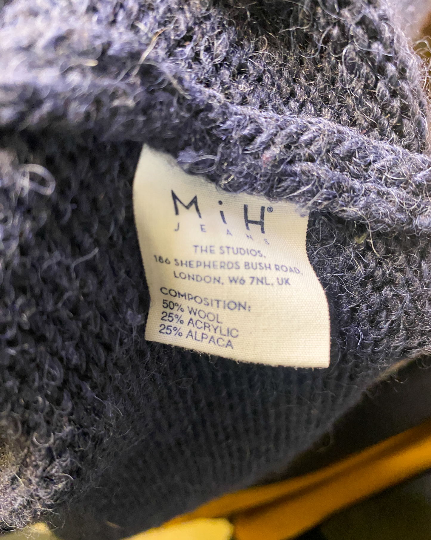 Size S | MiH Jeans Fuzzy Wool/Alpaca Cardigan