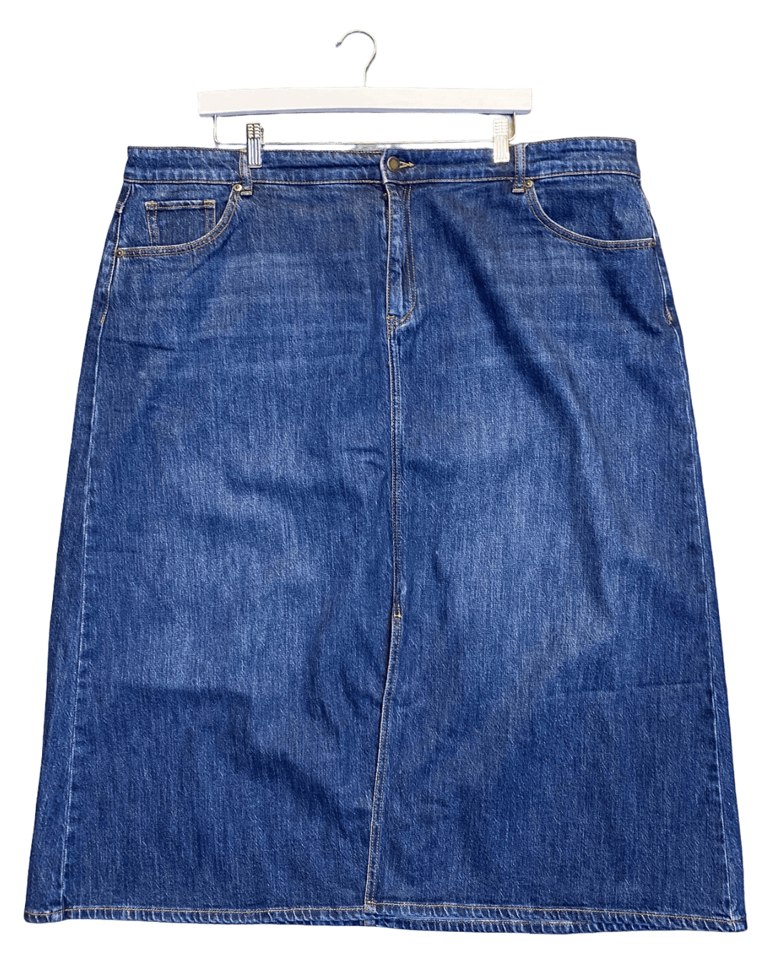 Size 22 (4XL) | Commonry Denim Midi Skirt