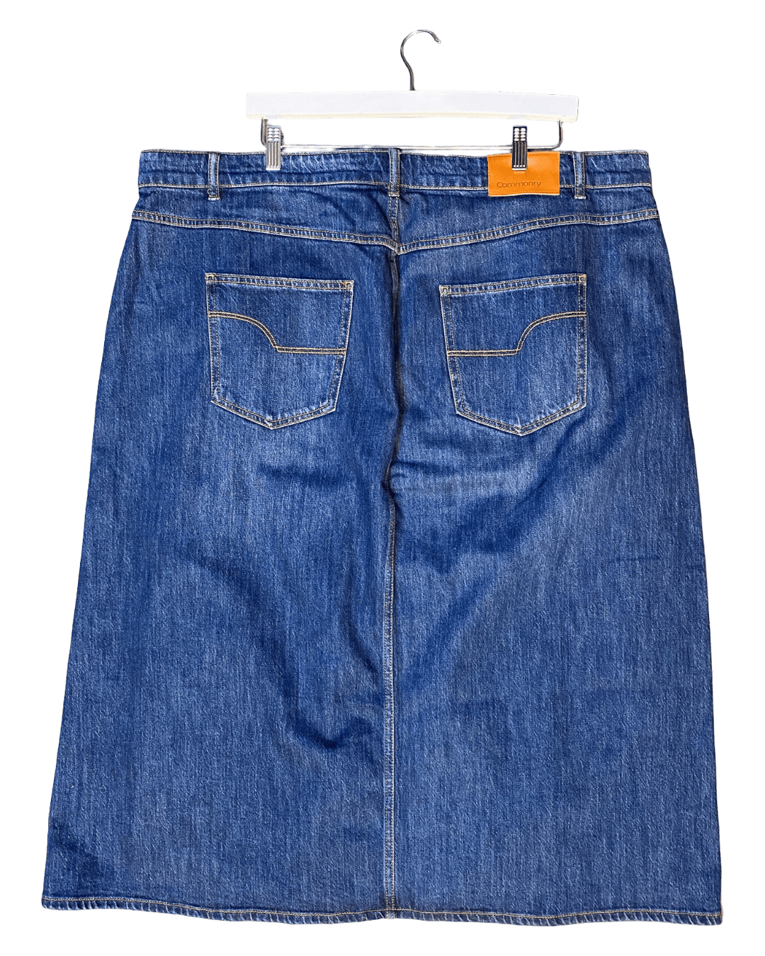 Size 22 (4XL) | Commonry Denim Midi Skirt