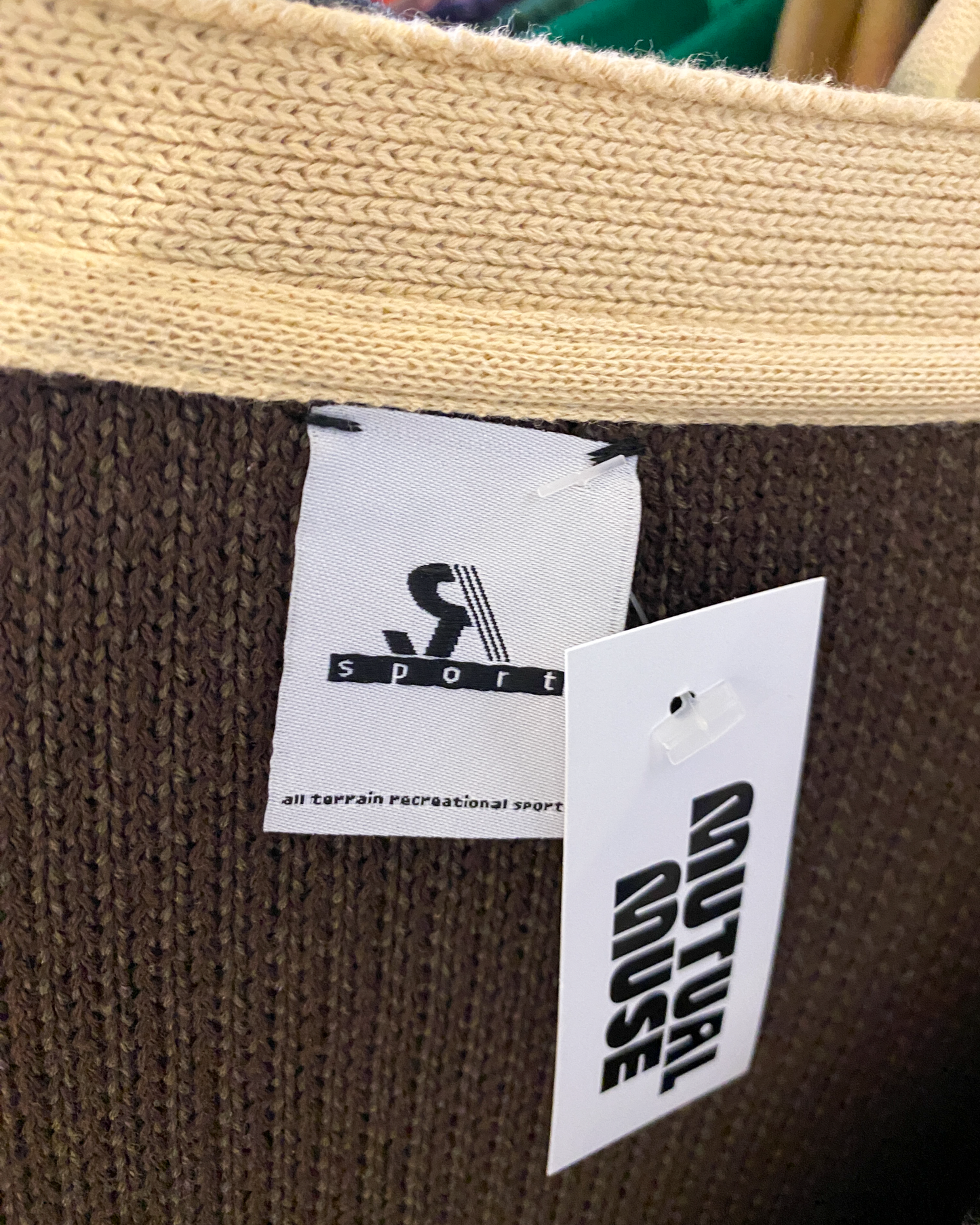 Size M | R Sport Argyle Cardigan
