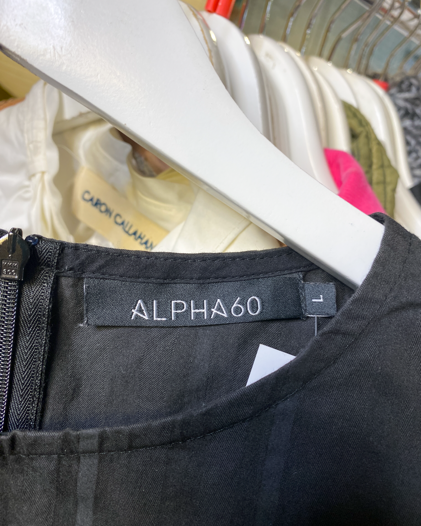 Size L | Alpha60 Darted Sleeveless Cotton Top