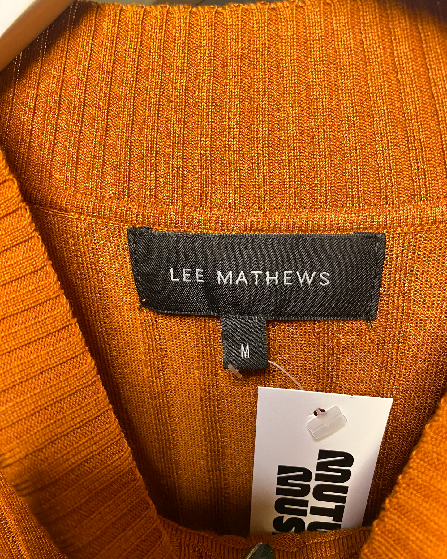 Size M | Lee Mathews Ribbed Knit Tencel Top