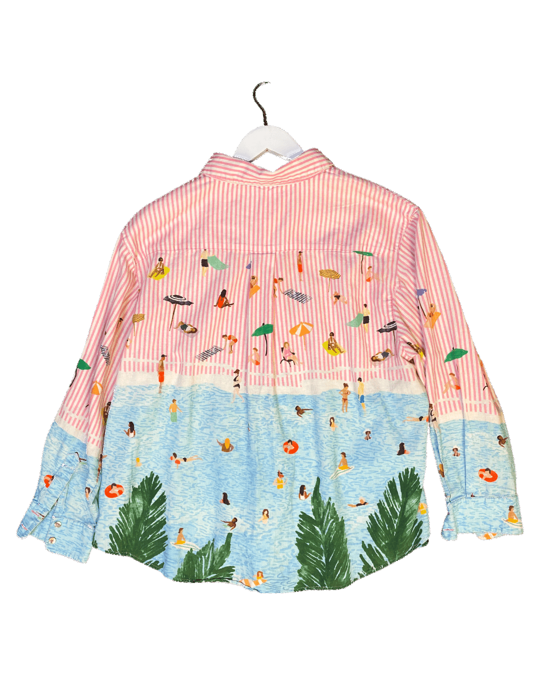 Size 16 | Gorman Linen Beach Print Shirt
