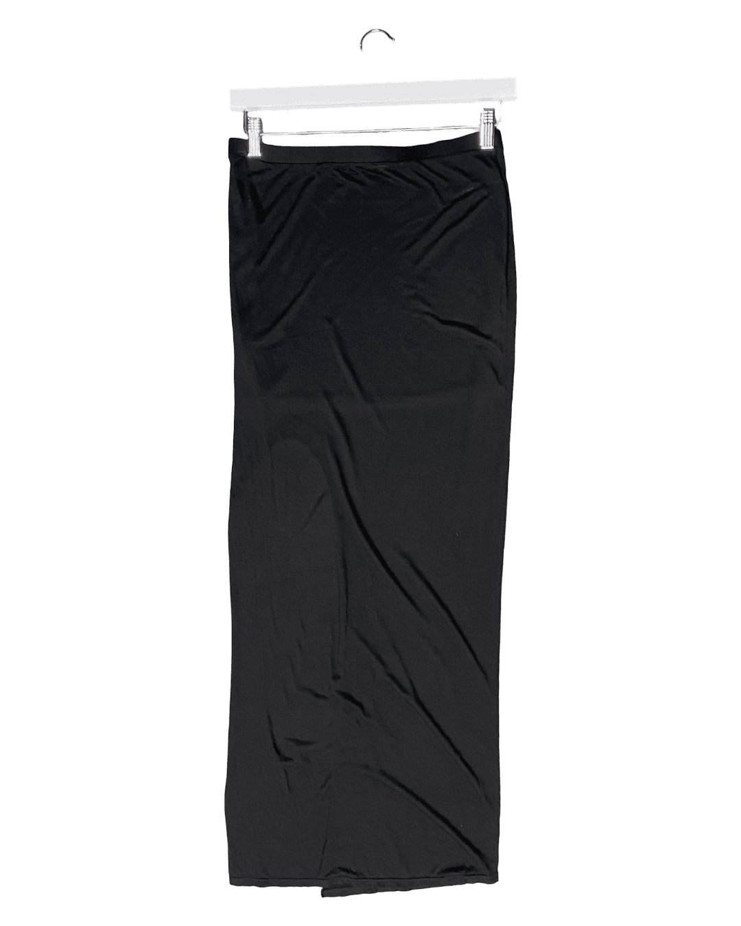 Size S | Helmut Lang High Slit Jersey Maxi Skirt