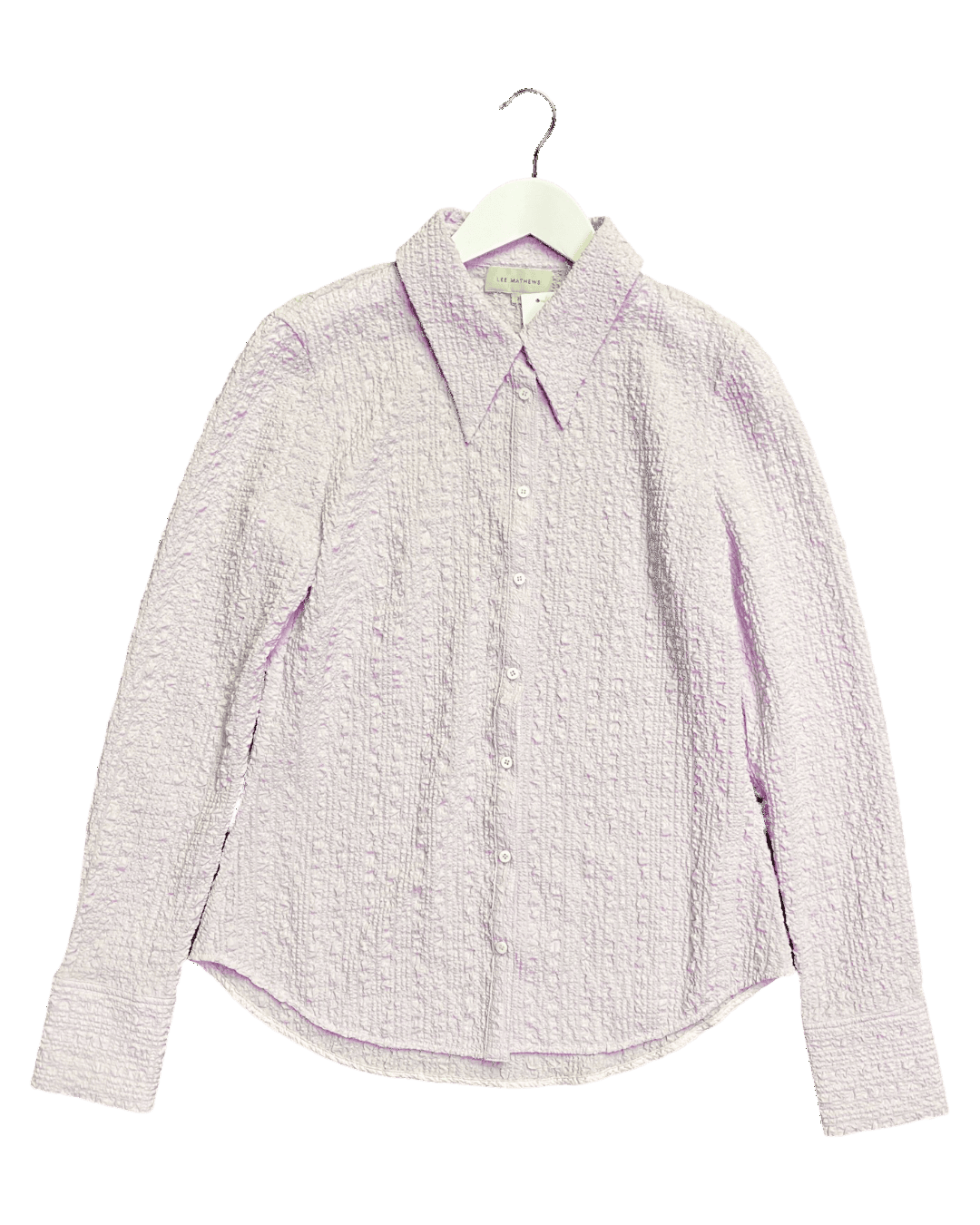 Size 2 (M) | Lee Mathews Violet Crinkle Shirt
