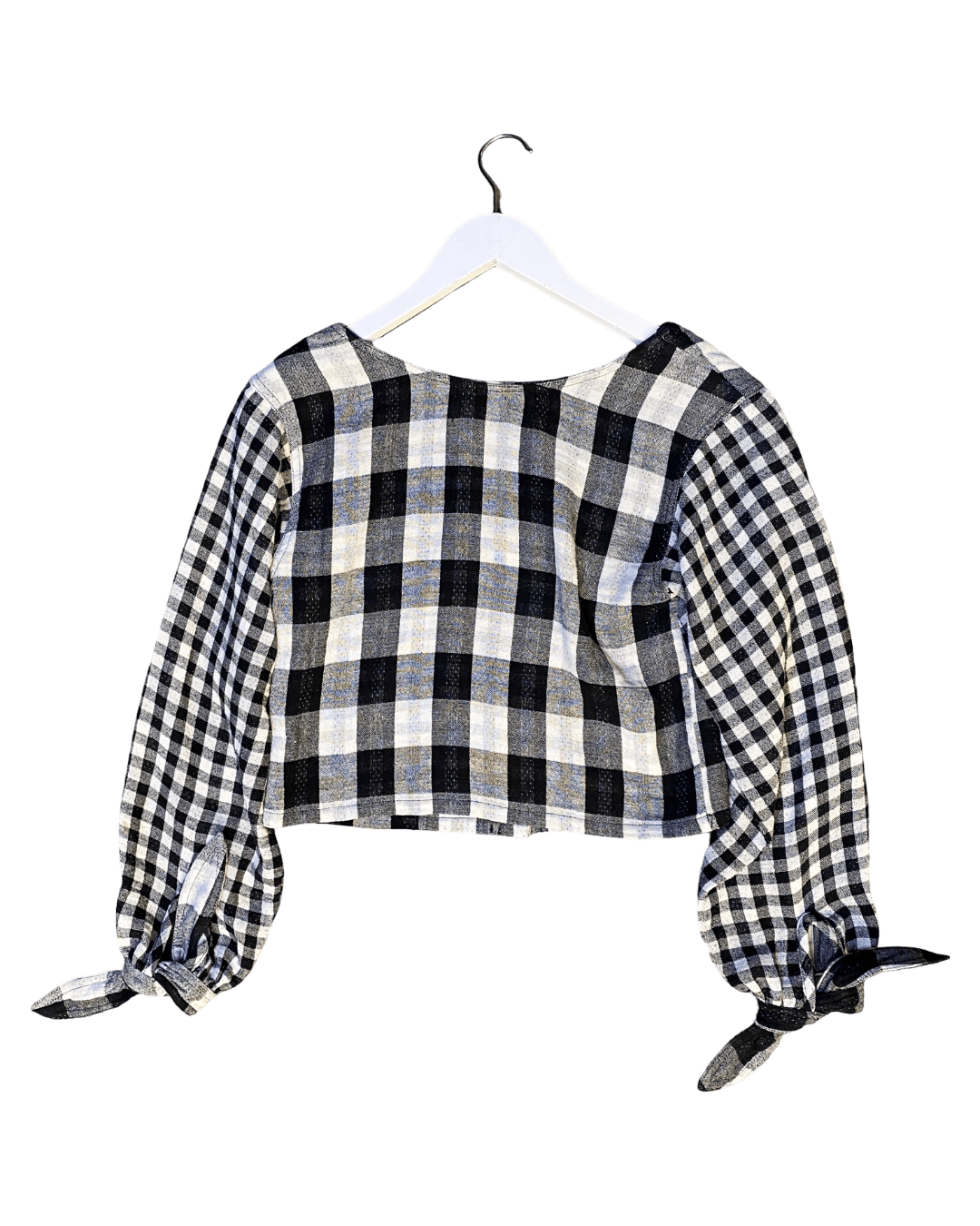 Size 6 | L.F.Markey Check Crop Top