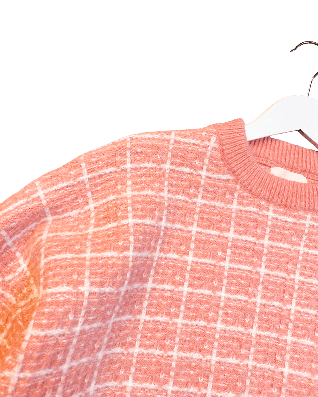 Size L | Leonard St Fuzzy Check Jumper