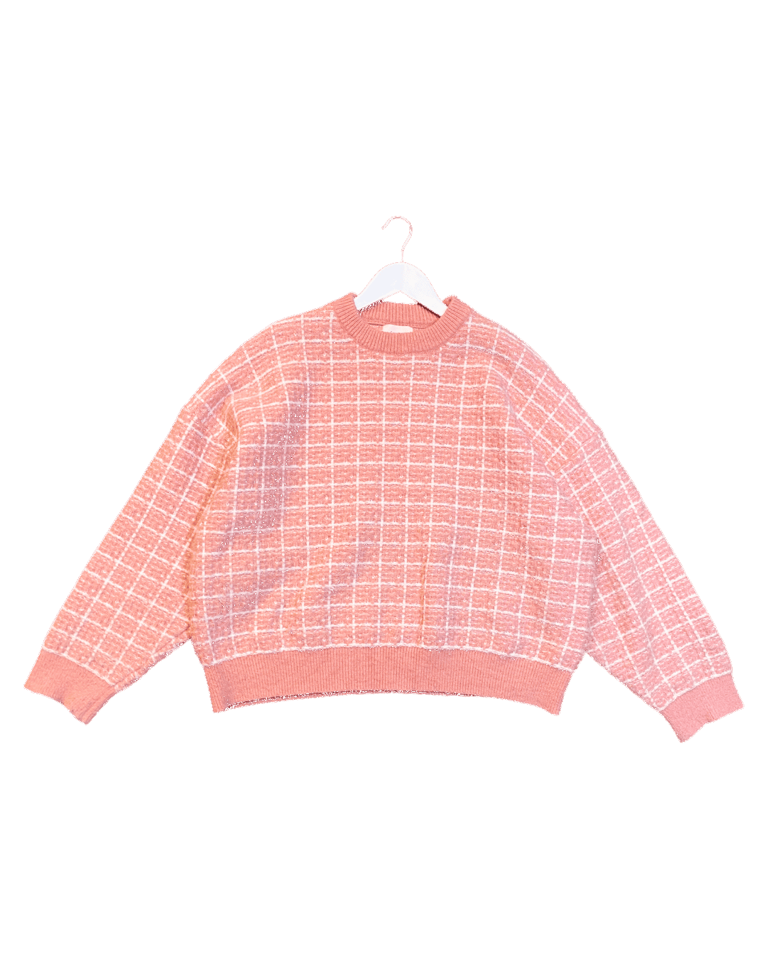 Size L | Leonard St Fuzzy Check Jumper
