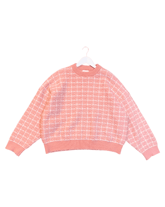 Size L | Leonard St Fuzzy Check Jumper