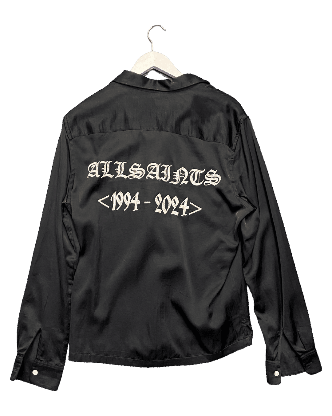 Size S | All Saints Troya Satin Shirt