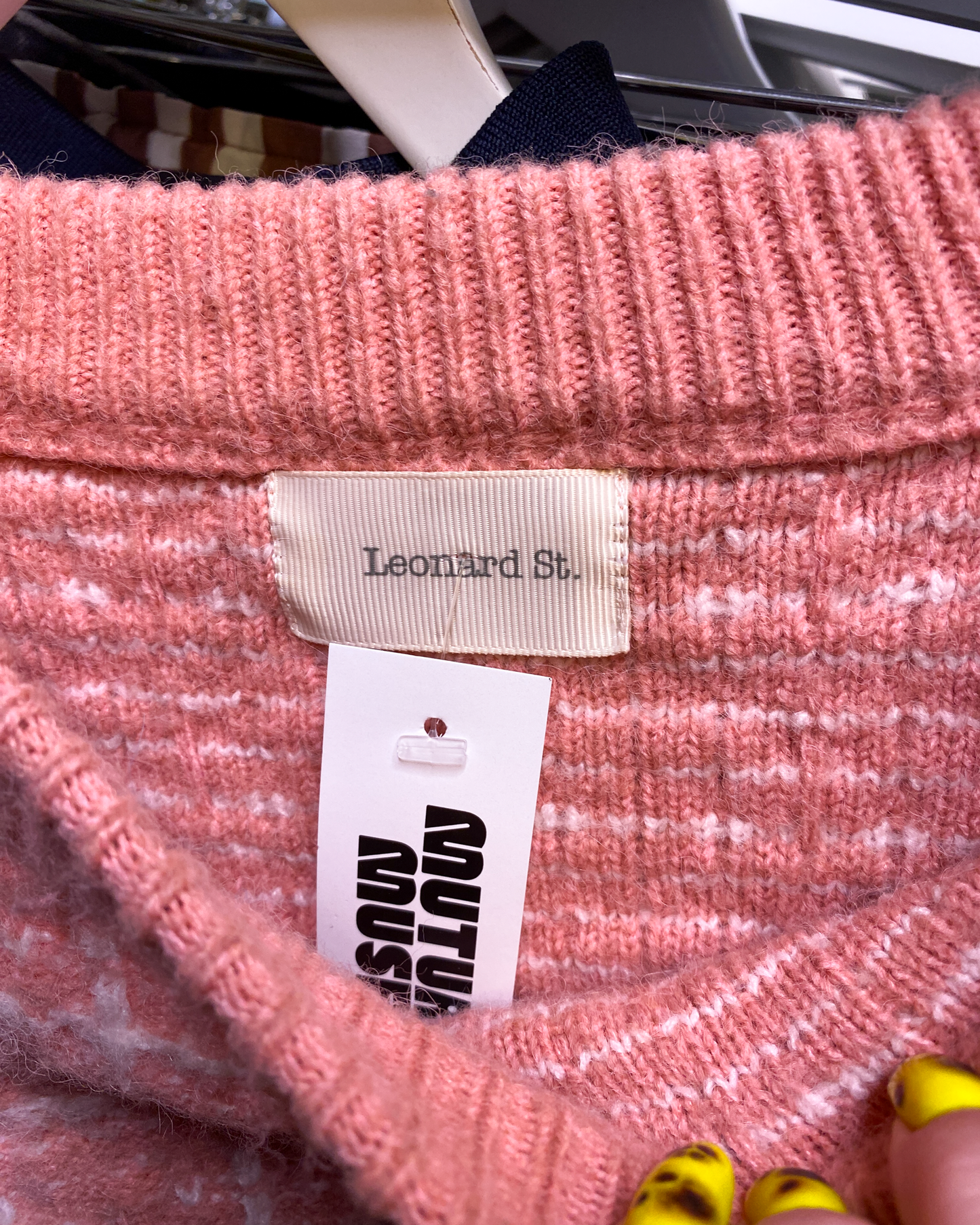 Size L | Leonard St Fuzzy Check Jumper