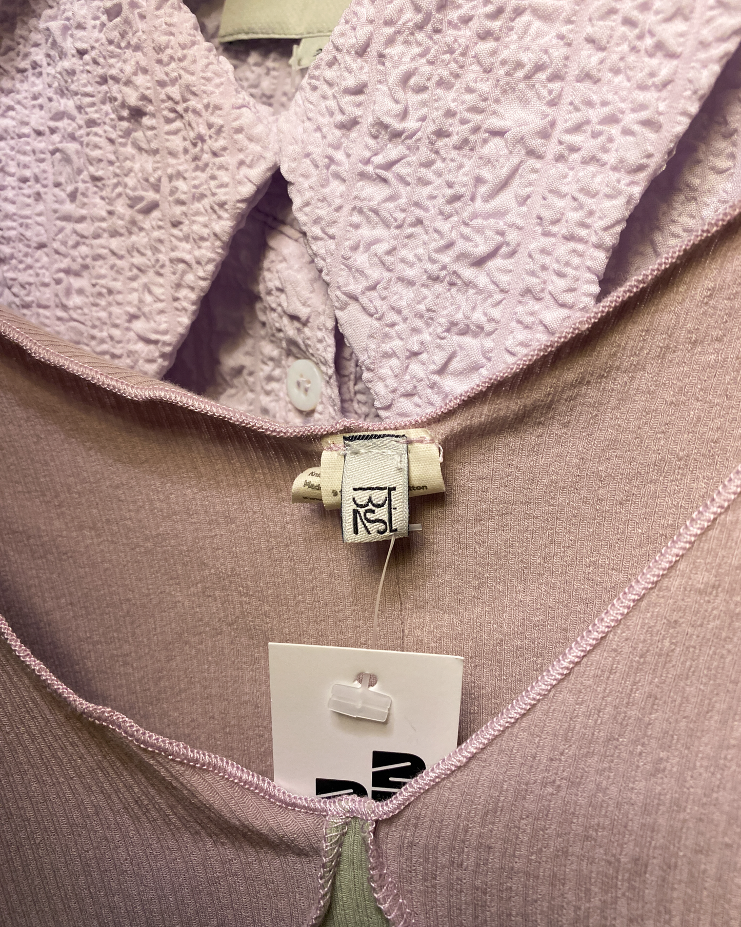 Size M | Baserange Ribbed Jersey Top