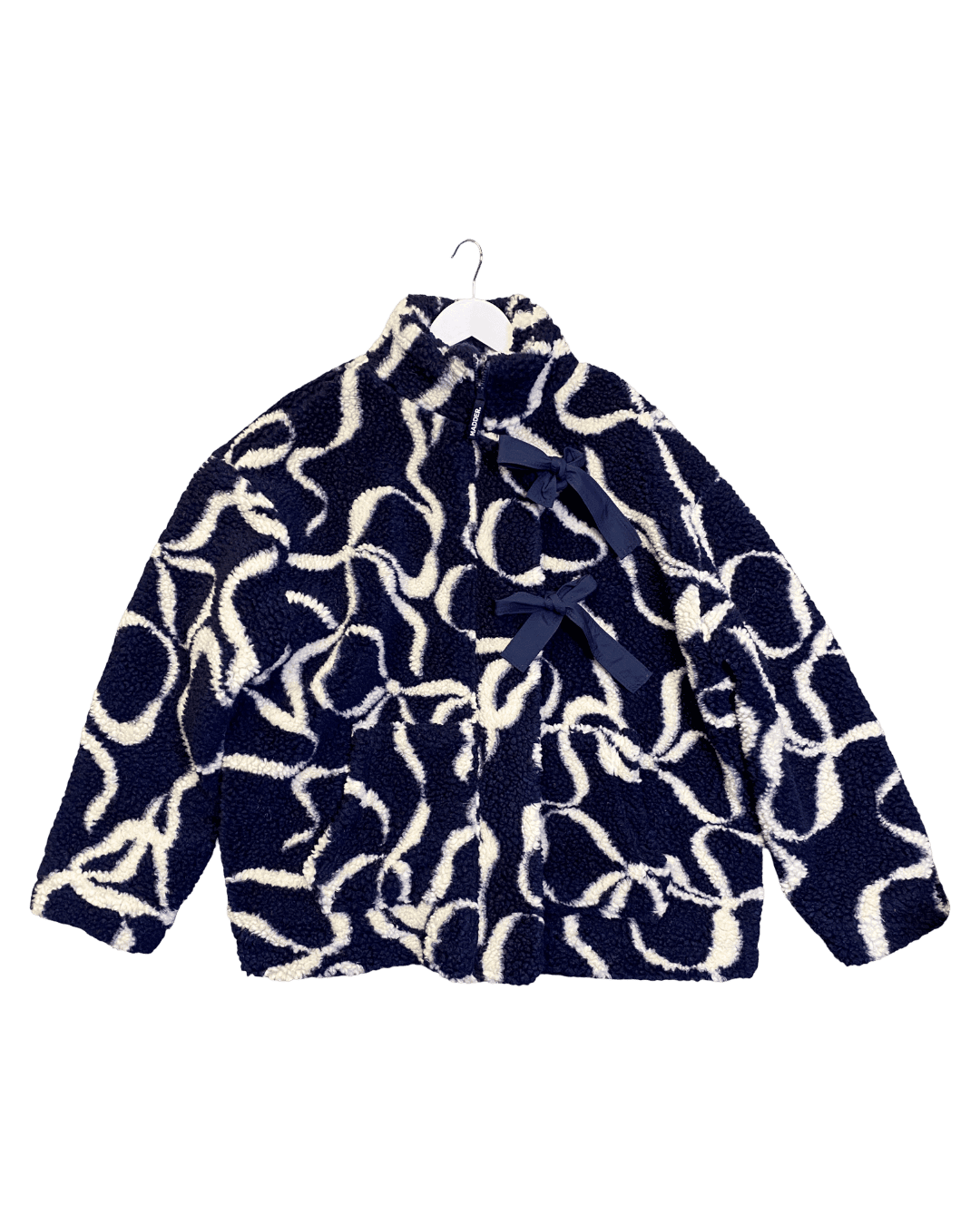 Size 20 | Damson Madder Fleece Bow Print Jacket
