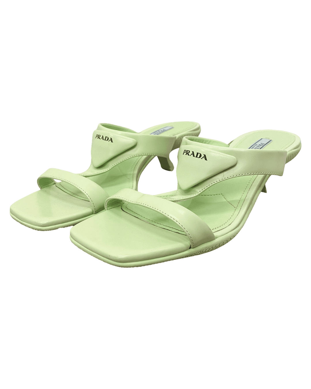 Size 37.5 | Prada Thong Kitten Heels