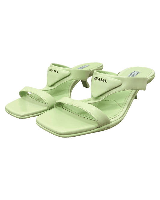 Size 37.5 | Prada Thong Kitten Heels