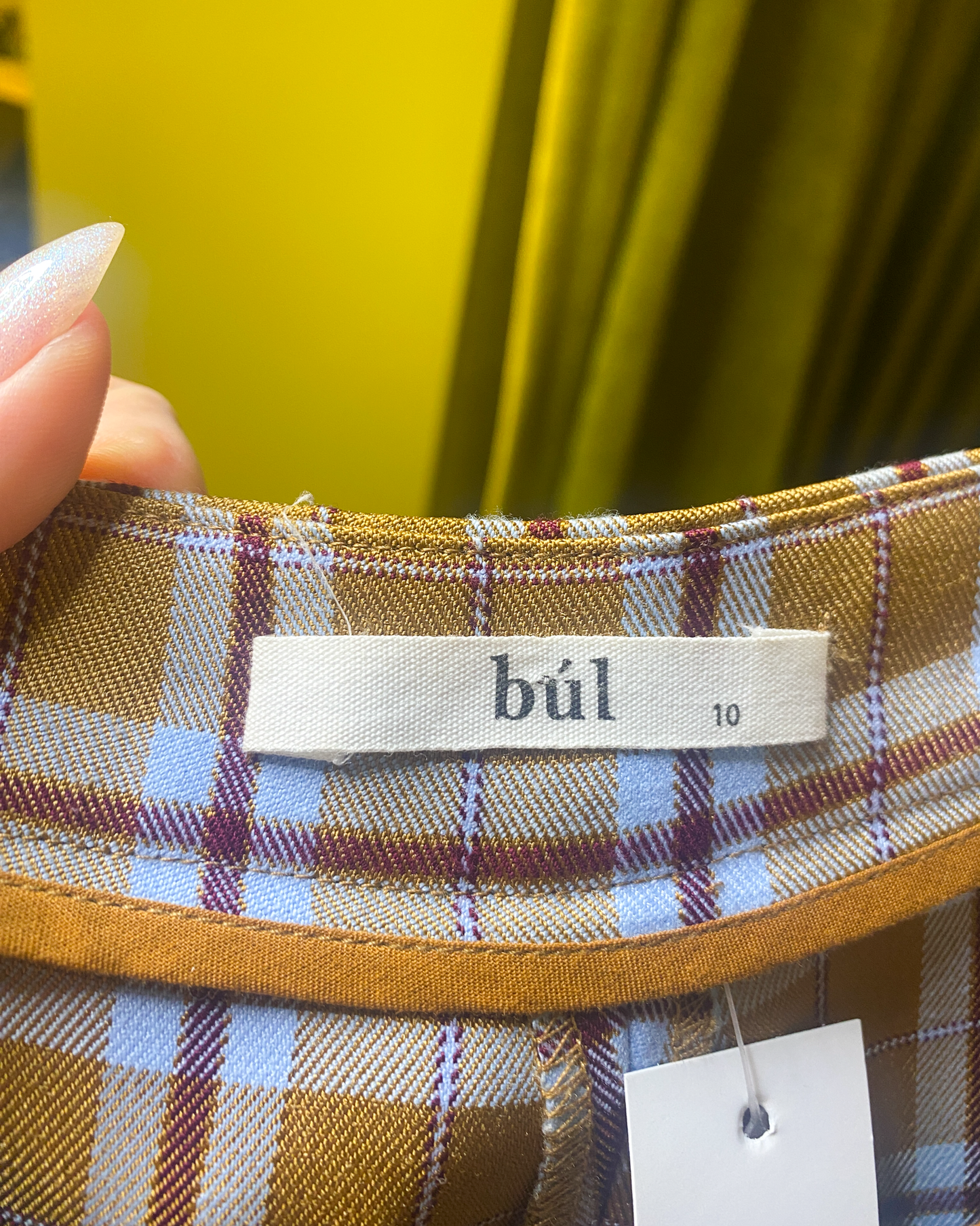 Size 10 | Búl Plaid Pants