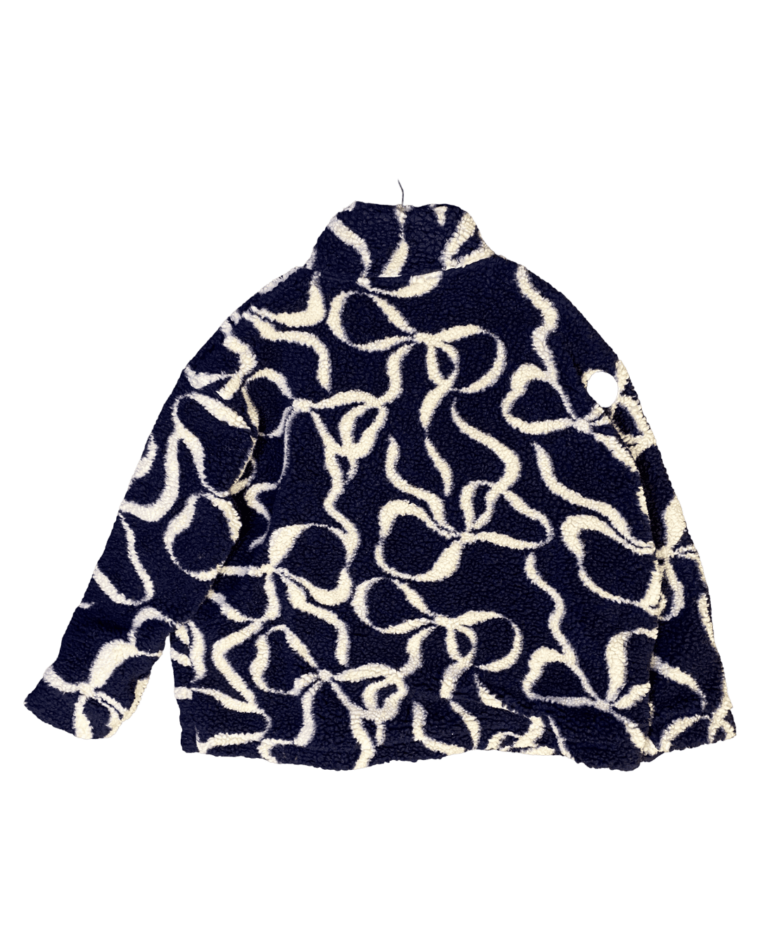 Size 20 | Damson Madder Fleece Bow Print Jacket