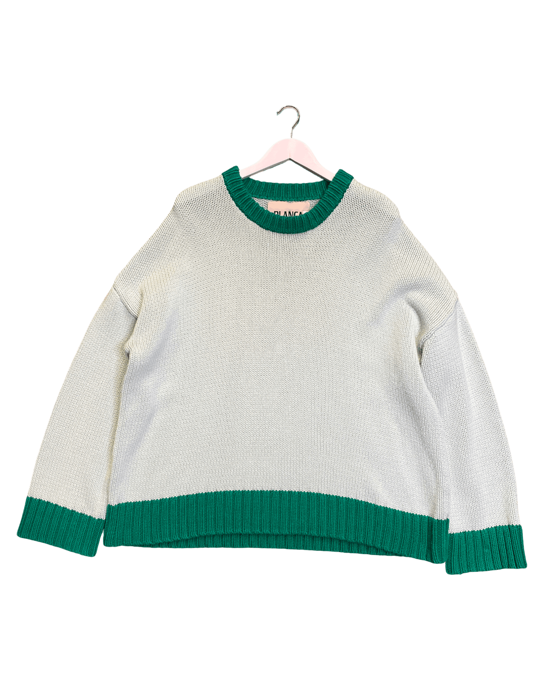 Size L | Blanca Chunky Cotton Blend Jumper