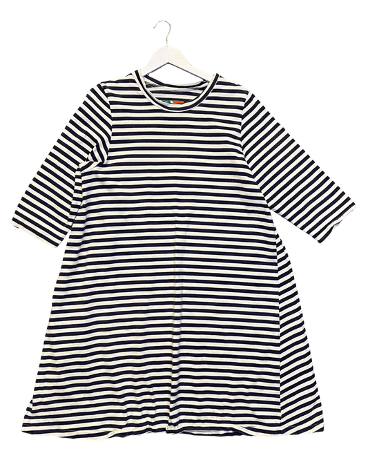 Size S/M | Wolf & Mishka Striped Jersey Dress