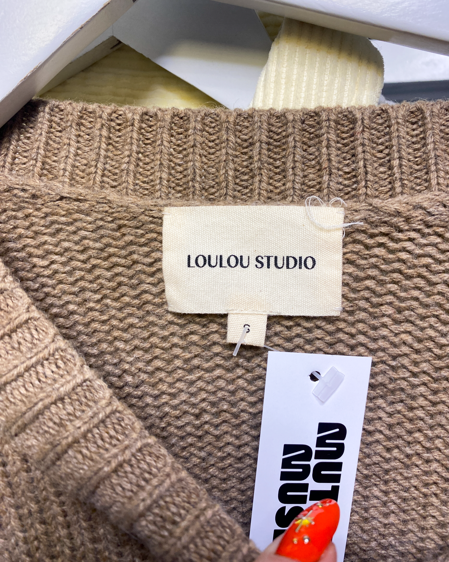 Size S | Loulou Studio Cotton Cashmere Jumper