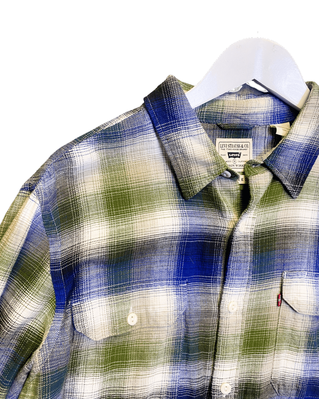 Size M | Levi's Plaid Cotton Shirt