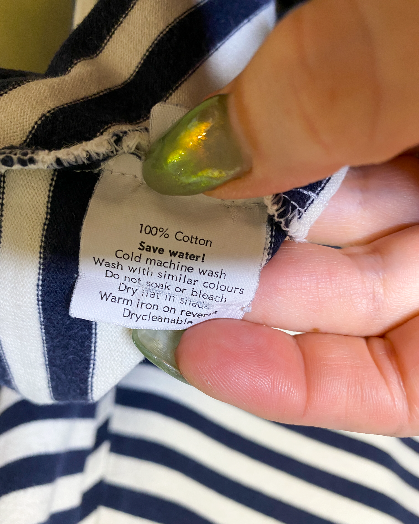 Size S/M | Wolf & Mishka Striped Jersey Dress