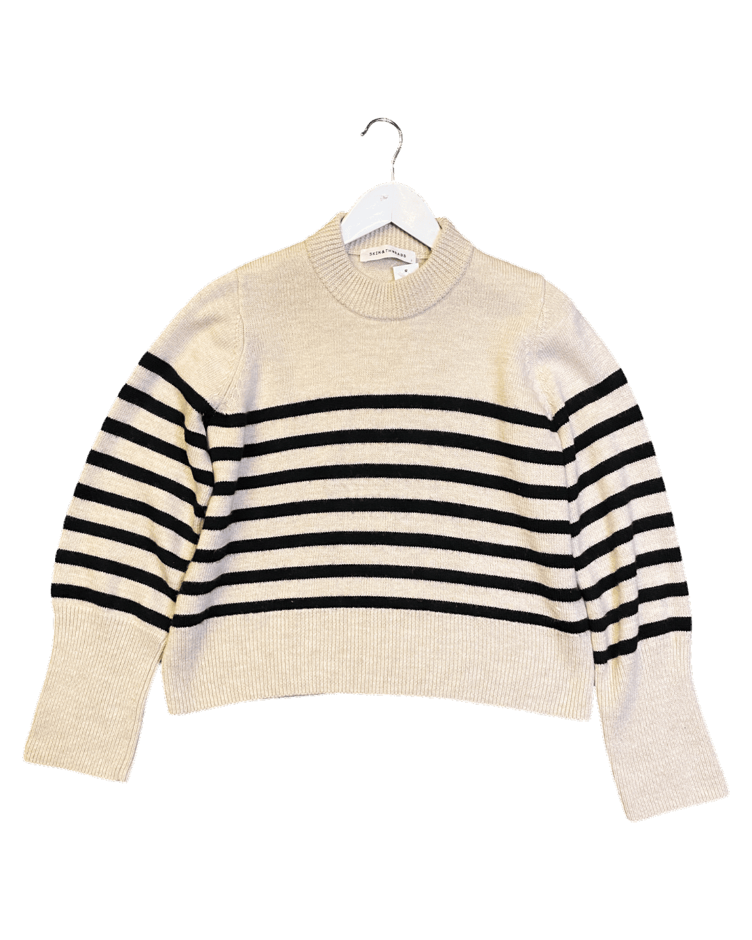 Size 1 (S) | Skin + Threads Striped Merino Jumper