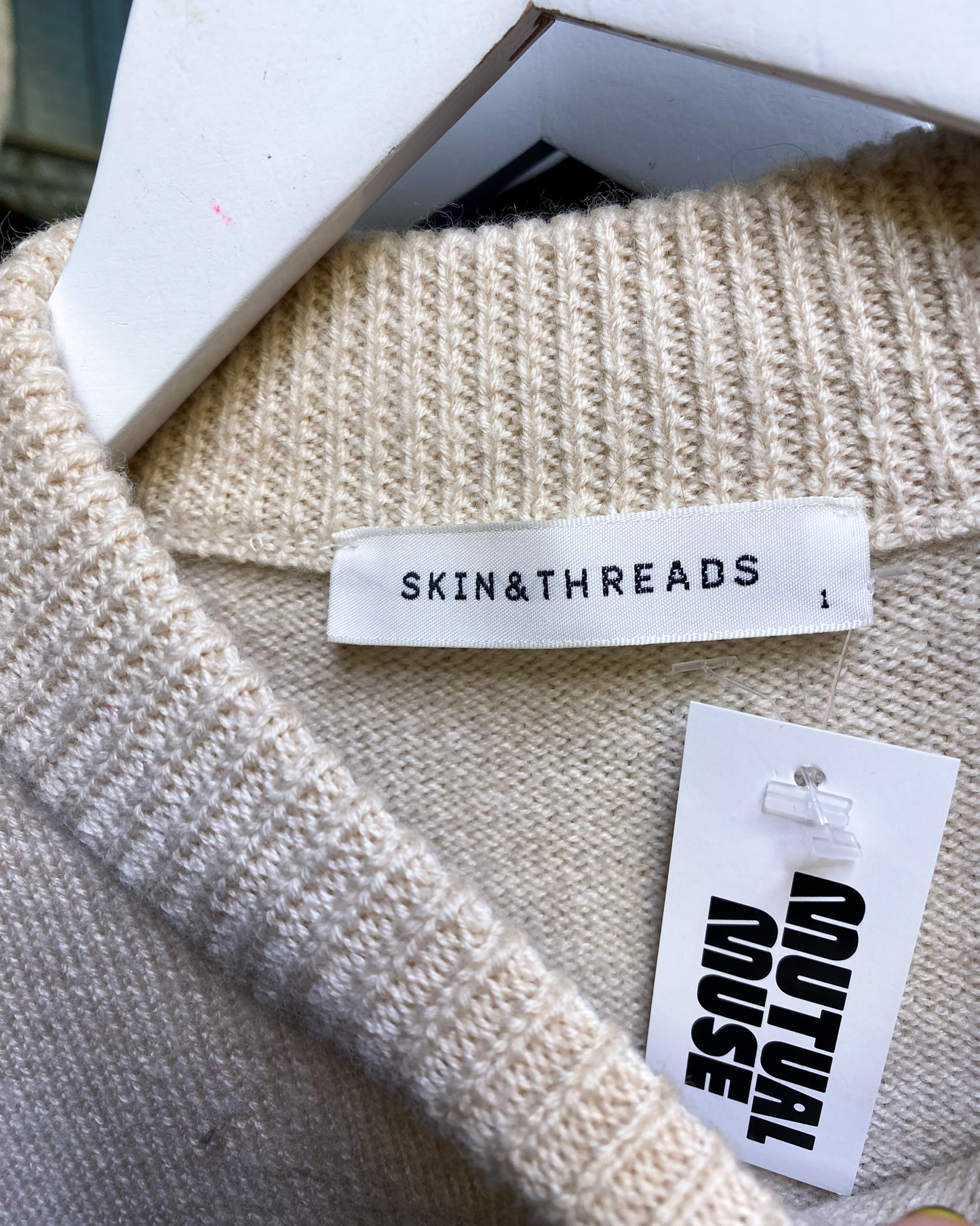 Size 1 (S) | Skin + Threads Striped Merino Jumper