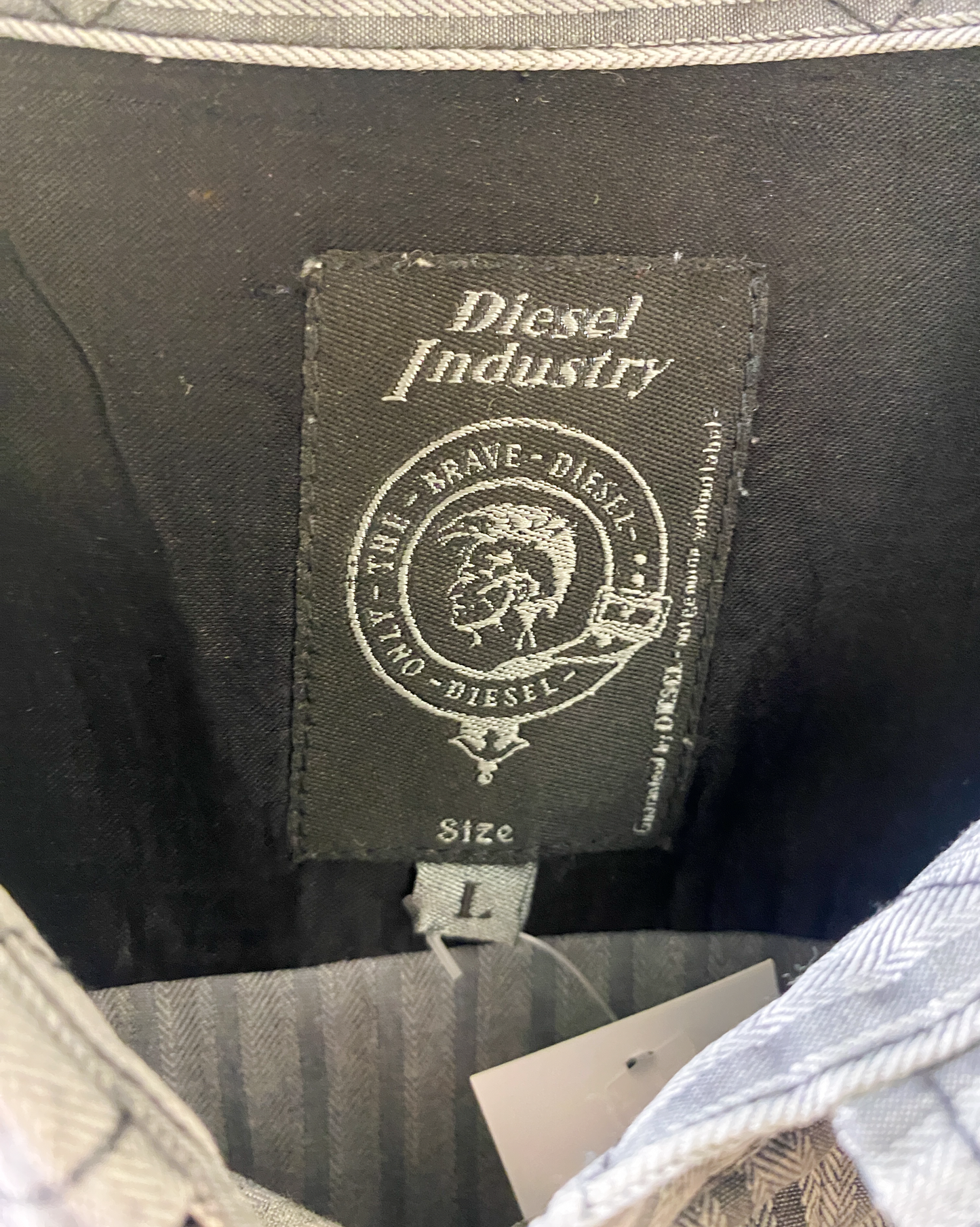 Size L | Diesel Striped Shirt
