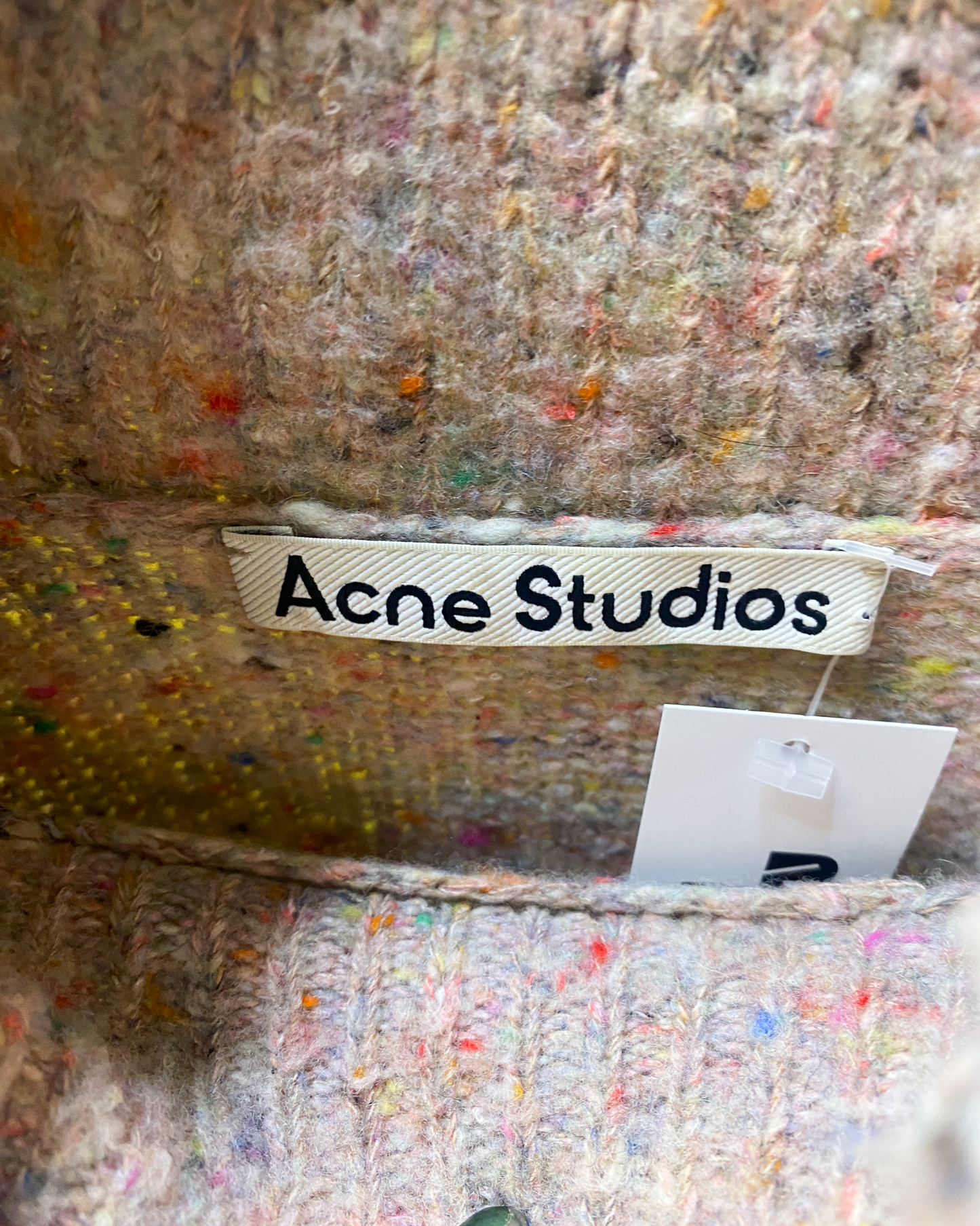 Size L | Acne Studios Speckled Knit Jumper