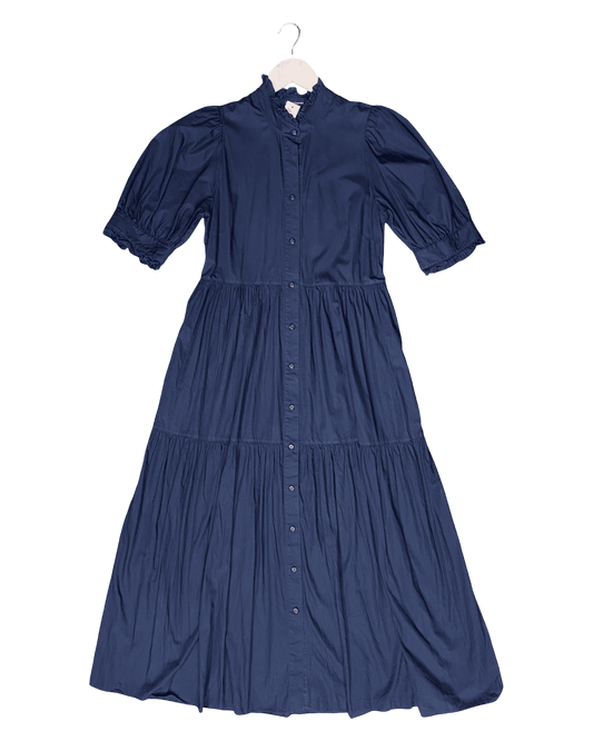 Size 1 (S) | Lee Matthews Tiered Cotton Midi Dress