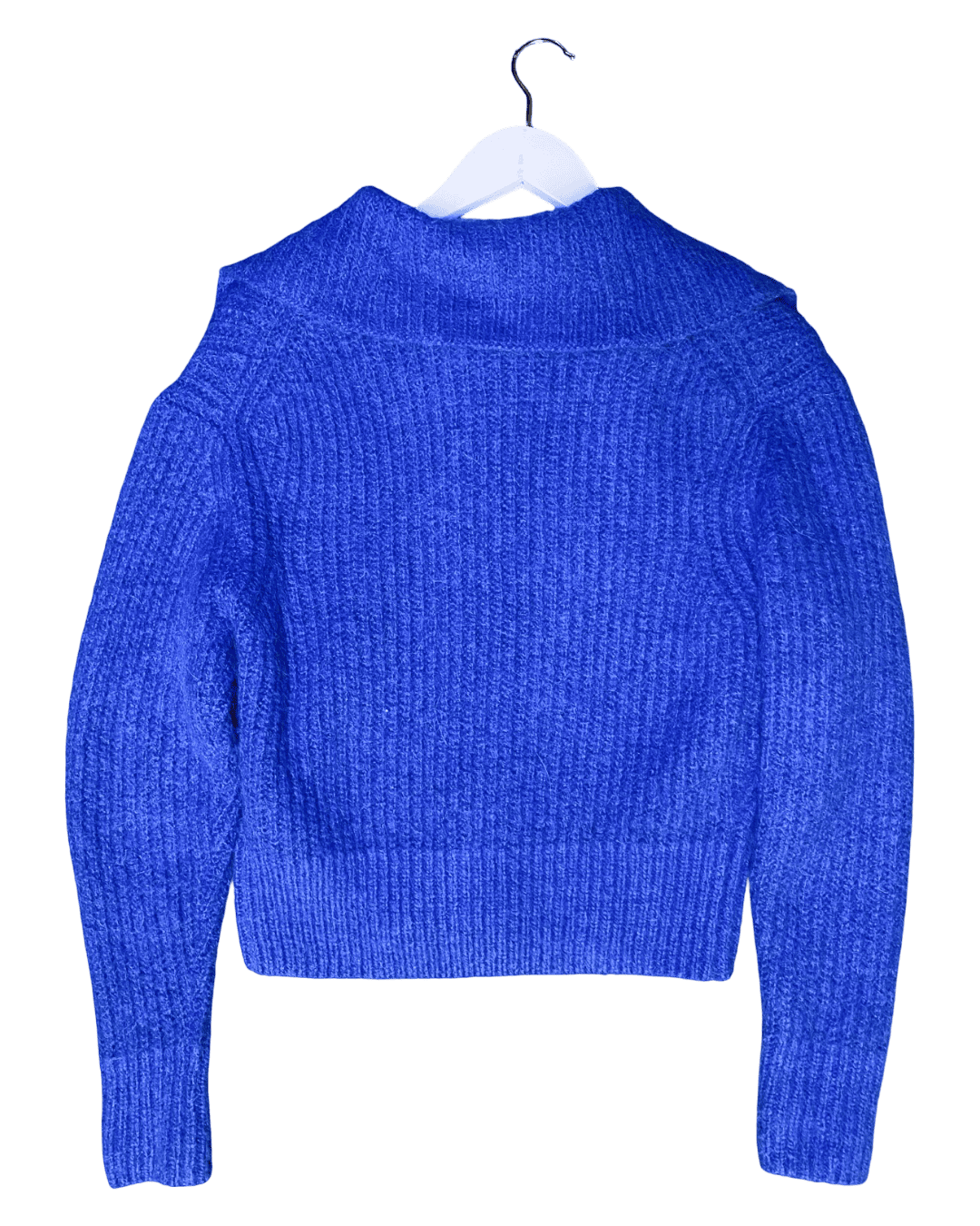 Size S | COS Fuzzy Collared Cardigan