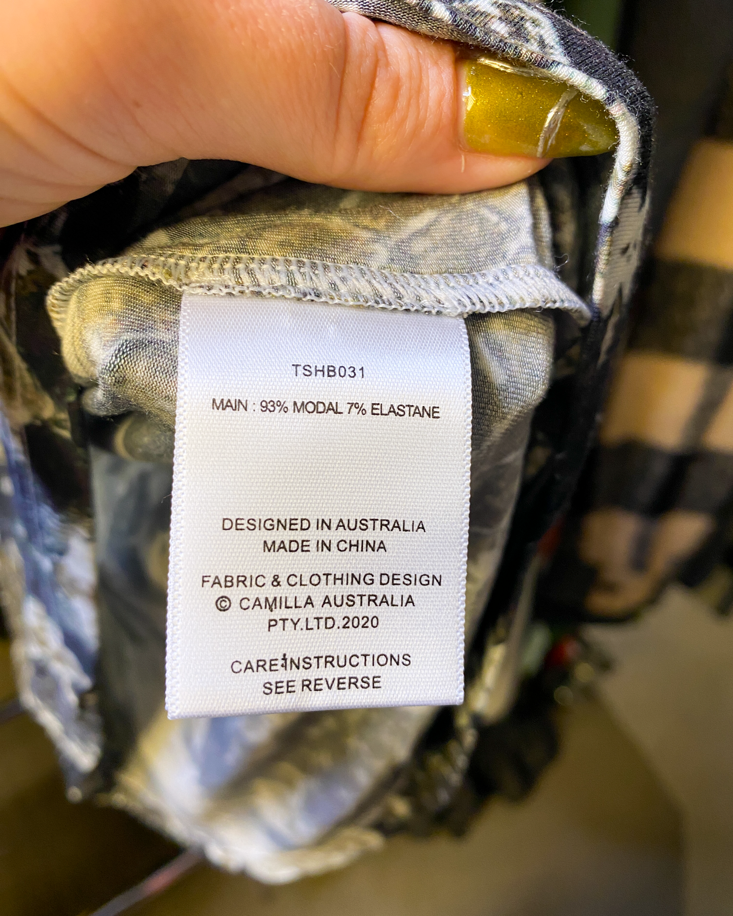 Size S | Camilla Jewelled Collar T-shirt