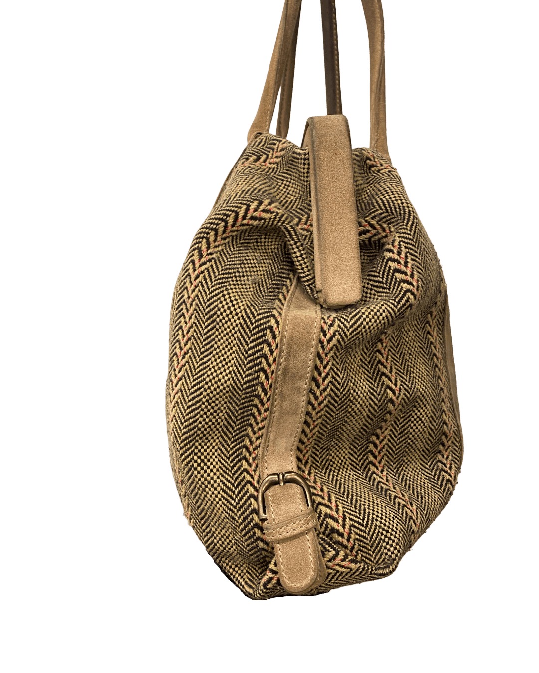 Marni Herringbone Tweed Hand Bag