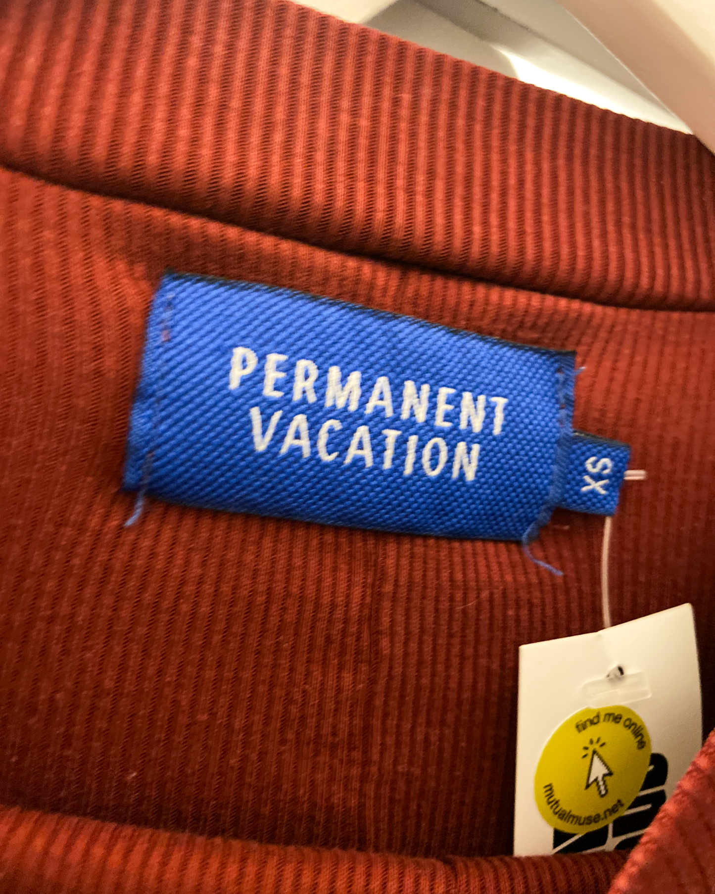 Size XS | Permanent Vacation Cotton/Lyocell Long Sleeve Top